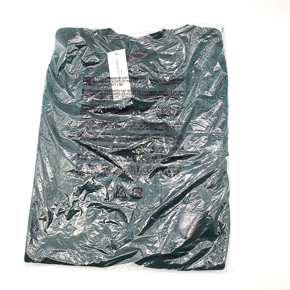 Banana Republic Green Lace Tie-Neck Top - Picture 3 of 3